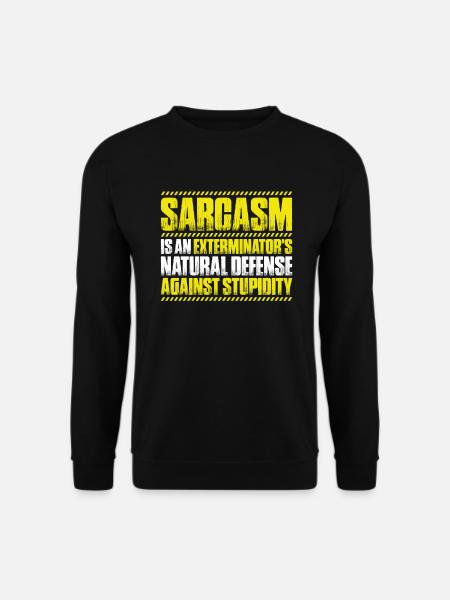 Schädlingsbekämpfer Kammerjäger Exterminator - Unisex Pullover - Schwarz