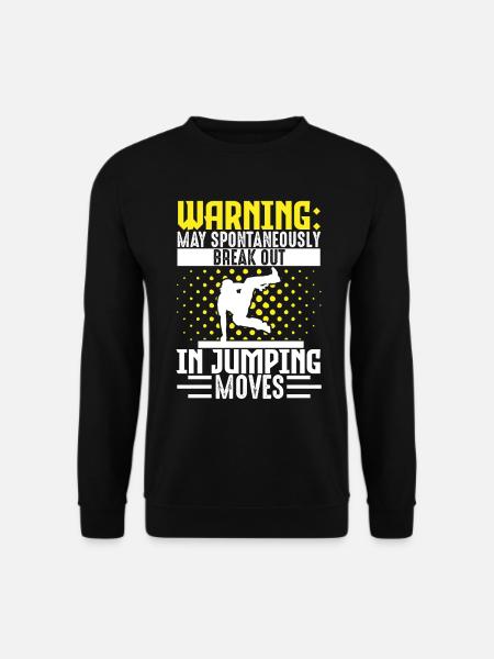 Parkour Freerunning Traceur - Unisex Pullover - Schwarz