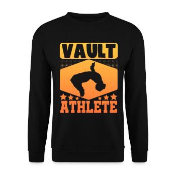 Parkour Freerunning Traceur - Unisex Pullover - Schwarz - Vorne - Alina (178cm) & Michal (187cm)