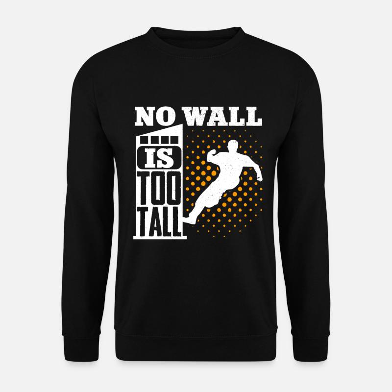 Parkour Freerunning Traceur - Unisex Pullover - Schwarz