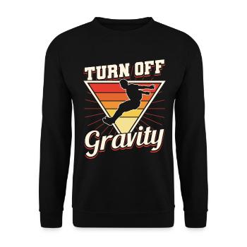 Parkour Freerunning Traceur - Unisex Pullover - Schwarz - Vorne - Alina (178cm) & Michal (187cm)