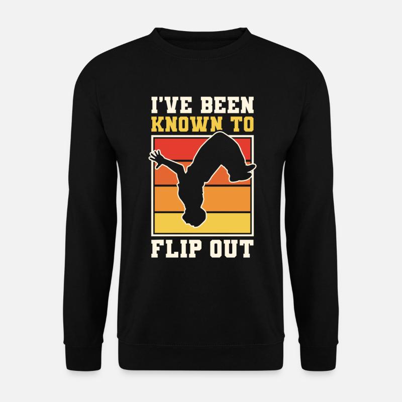 Parkour Freerunning Traceur - Unisex Pullover - Schwarz