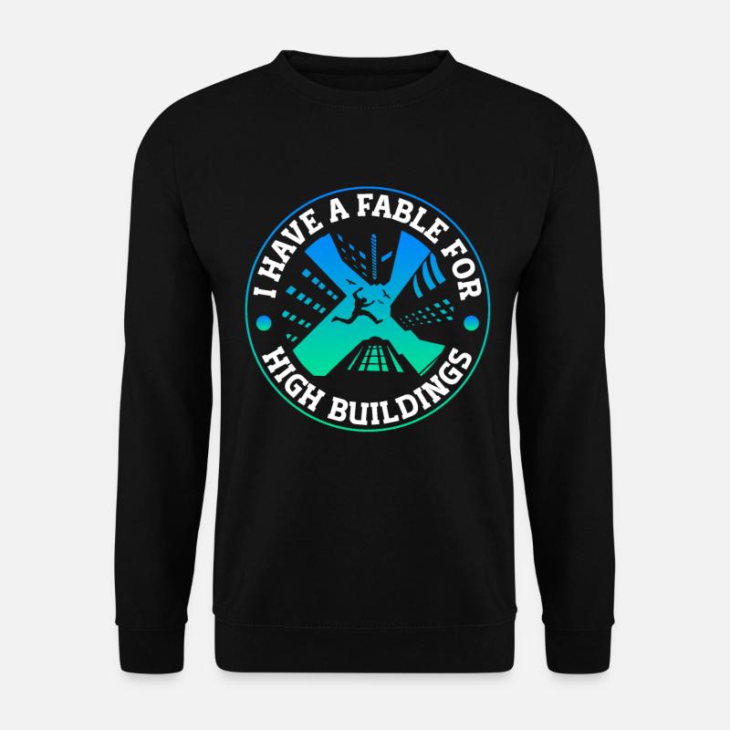 Parkour Freerunning Traceur - Unisex Pullover - Schwarz