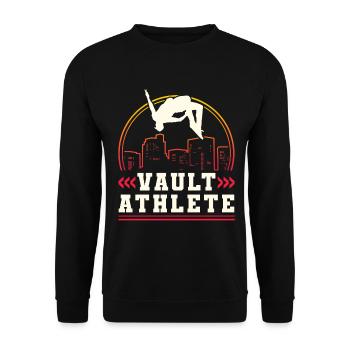 Parkour Freerunning Traceur - Unisex Pullover - Schwarz - Vorne - Alina (178cm) & Michal (187cm)