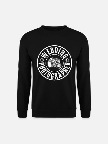 Photography Camera Lens - Unisex Pullover - Schwarz