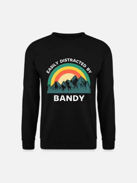Easily distracted by Bandy - Unisex Sweatshirt - black