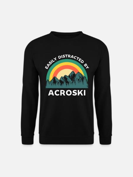 Easily distracted by Acroski - Unisex Sweatshirt - black