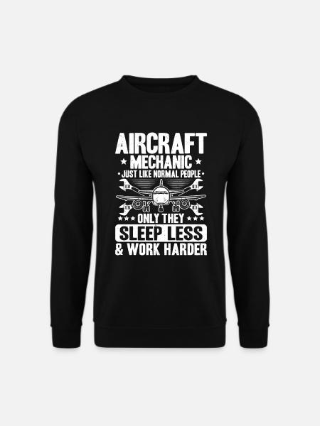 Fluggerätmechaniker Mécanicien d’aéronefs - Sweat-shirt Unisexe - noir