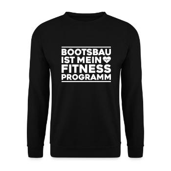 Bootsbauer Bootsbau Schiffbauer Schiffbau Boote - Unisex Pullover - Schwarz - Vorne - Alina (178cm) & Michal (187cm)