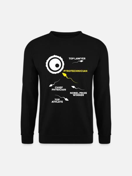 Pyrotechnician Fireworks Pyrotechnics Pyrotechnician - Unisex Sweatshirt - black