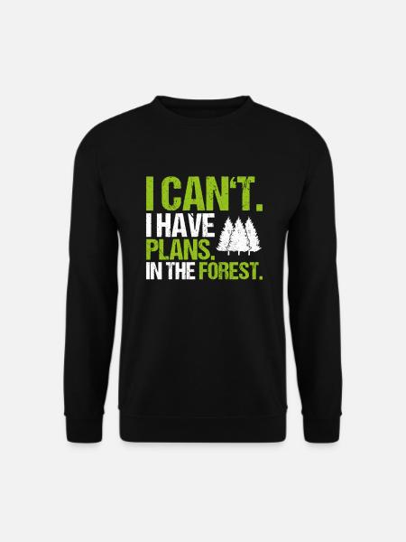 Forestier Forestier Forestier Forestier Ouvrier forestier Forêt - Sweat-shirt Unisexe - noir