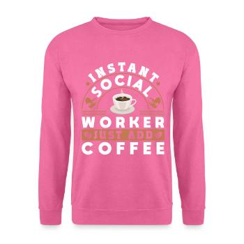 School Social Work Month Instant - Unisex Pullover - Pink - Vorne