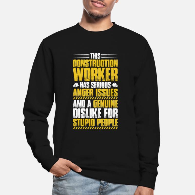 Construction worker Construction construction trade Construction profession Mason Unisex Sweatshirt