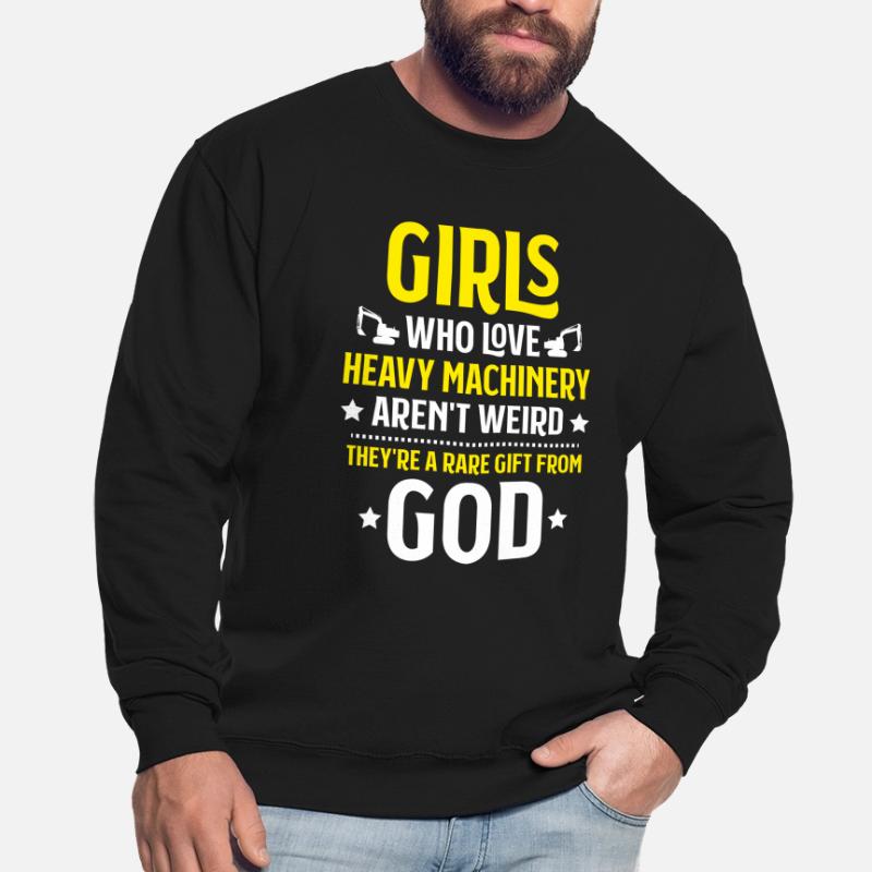 Construction Equipment Operator Crane Operator Excavator Driver Construction Equipment Unisex Sweatshirt