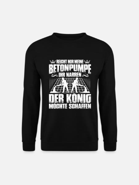 Betonbauer Stahlbetonbauer Concrete Worker - Unisex Pullover - Schwarz