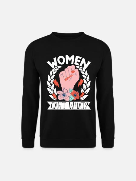 Feminist Women's Rights Female - Unisex Pullover - Schwarz