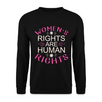 Female Women's Rights Female - Unisex Pullover - Schwarz - Vorne - Alina (178cm) & Michal (187cm)