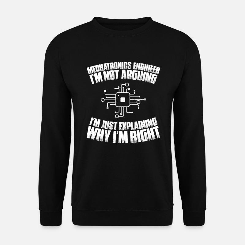 Mechatronics Technician Mechatronics Engineer - Unisex Sweatshirt - black