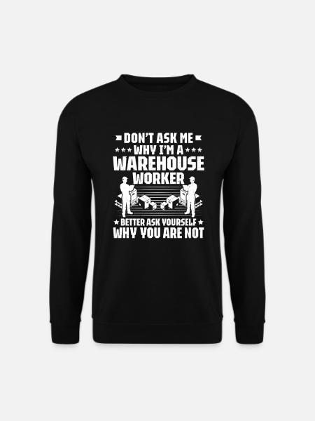 Fachkraft für Lagerlogistik Warehouse Worker Lager - Unisex Pullover - Schwarz