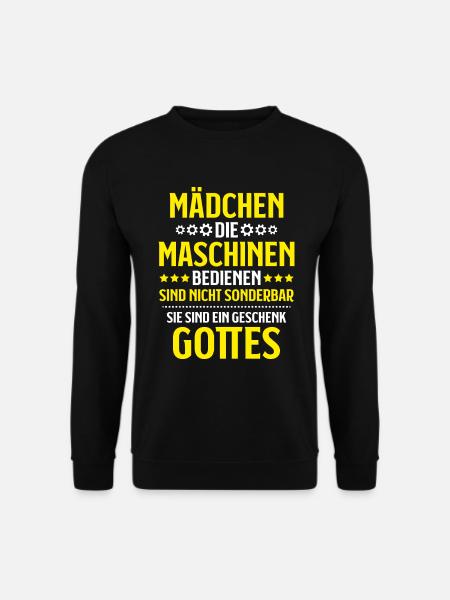 Maschinen- und Anlagenführer Maschinenführer - Unisex Pullover - Schwarz