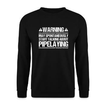 Pipeline Constructor Pipeline Construction Pipelayer - Unisex Sweatshirt - black - Front - Alina (178cm) & Michal (187cm)