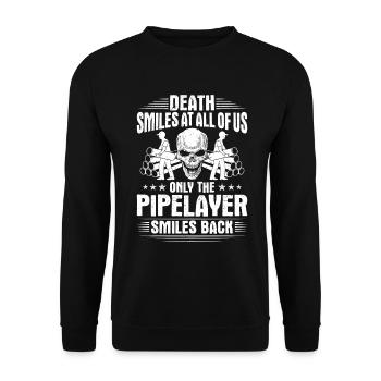 Pipeline Constructor Pipeline Construction Pipelayer - Unisex Sweatshirt - black - Front - Alina (178cm) & Michal (187cm)