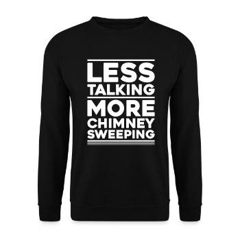 Schornsteinfeger Kaminkehrer Ramoneur - Sweat-shirt Unisexe - noir - Devant - Alina (178cm) & Michal (187cm)