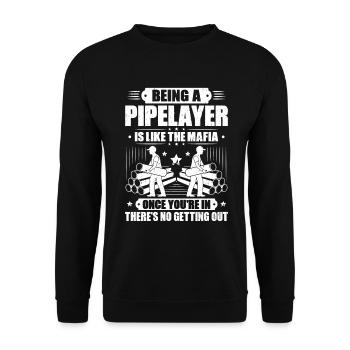 Pipeline Constructor Pipeline Construction Pipelayer - Unisex Sweatshirt - black - Front - Alina (178cm) & Michal (187cm)