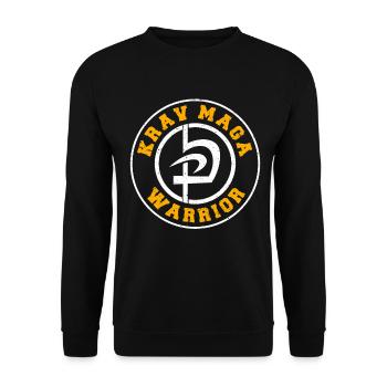 Krav Maga Apparel Israeli Self - Unisex Sweatshirt - black - Front - Alina (178cm) & Michal (187cm)