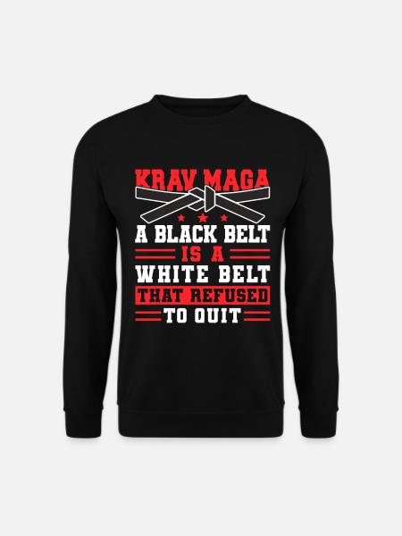 Krav Maga Apparel Israeli Self - Unisex Pullover - Schwarz