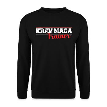 Krav Maga Apparel Israélien Self - Sweat-shirt Unisexe - noir - Devant - Alina (178cm) & Michal (187cm)