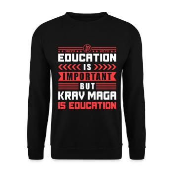 Krav Maga Apparel Israélien Self - Sweat-shirt Unisexe - noir - Devant - Alina (178cm) & Michal (187cm)