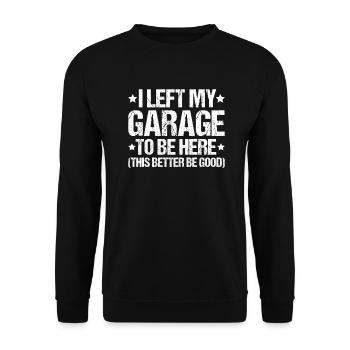 Ingénieur en mécatronique automobile Mécanicien automobile Mécanicien automobile - Sweat-shirt Unisexe - noir - Devant - Alina (178cm) & Michal (187cm)
