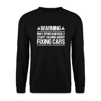 Ingénieur en mécatronique automobile Mécanicien automobile Mécanicien automobile - Sweat-shirt Unisexe - noir - Devant - Alina (178cm) & Michal (187cm)