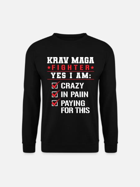 Krav Maga Apparel Israeli Self - Unisex Pullover - Schwarz