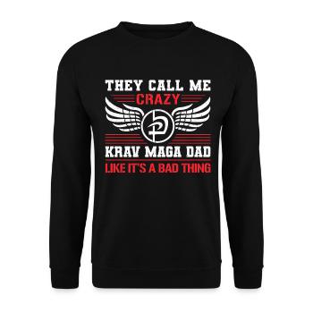 Krav Maga Apparel Israélien Self - Sweat-shirt Unisexe - noir - Devant - Alina (178cm) & Michal (187cm)