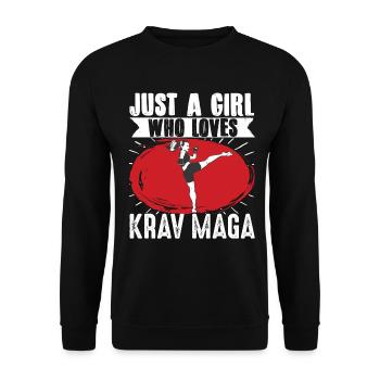 Krav Maga Apparel Israélien Self - Sweat-shirt Unisexe - noir - Devant - Alina (178cm) & Michal (187cm)