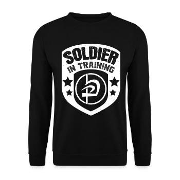 Krav Maga Apparel Israeli Self - Unisex Pullover - Schwarz - Vorne - Alina (178cm) & Michal (187cm)