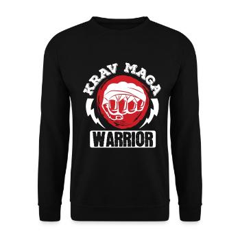 Krav Maga Apparel Israeli Self - Unisex Pullover - Schwarz - Vorne - Alina (178cm) & Michal (187cm)