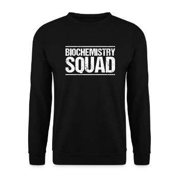 Biochemiker Biochemie Biochemistry Biochemist - Unisex Sweatshirt - black - Front - Alina (178cm) & Michal (187cm)