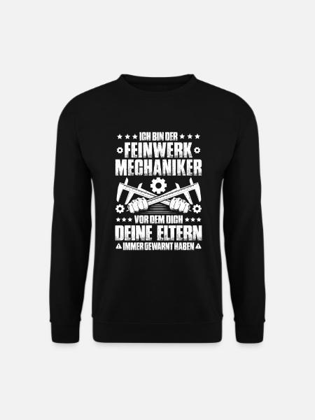 Feinwerkmechaniker Precision Machinist - Unisex Pullover - Schwarz
