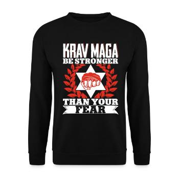 Krav Maga Apparel Israélien Self - Sweat-shirt Unisexe - noir - Devant - Alina (178cm) & Michal (187cm)