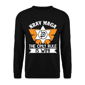 Krav Maga Apparel Israeli Self - Unisex Pullover - Schwarz - Vorne - Alina (178cm) & Michal (187cm)