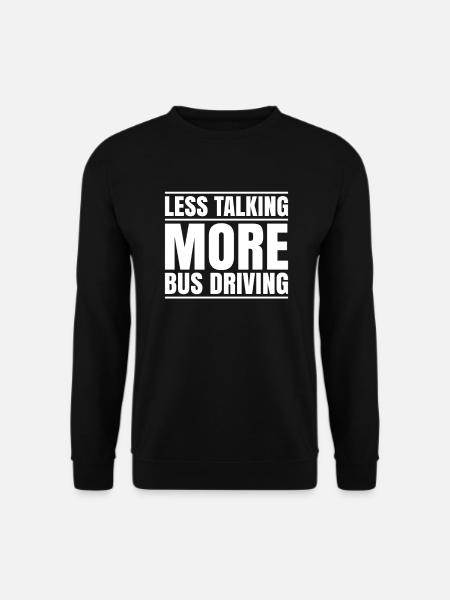Busfahrer Bus Driver Busman Schulbusfahrer - Unisex Pullover - Schwarz