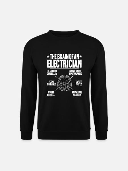 Electronics Electrician Electrician Lineman - Unisex Sweatshirt - black
