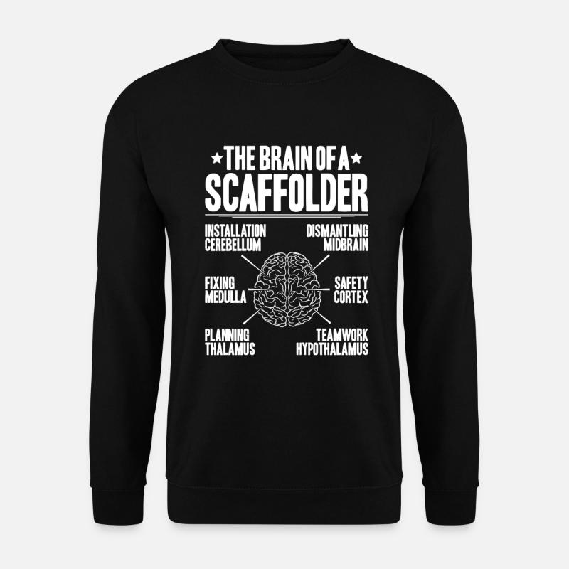 Échafaudage Échafaudage Échafaudage - Sweat-shirt Unisexe - noir
