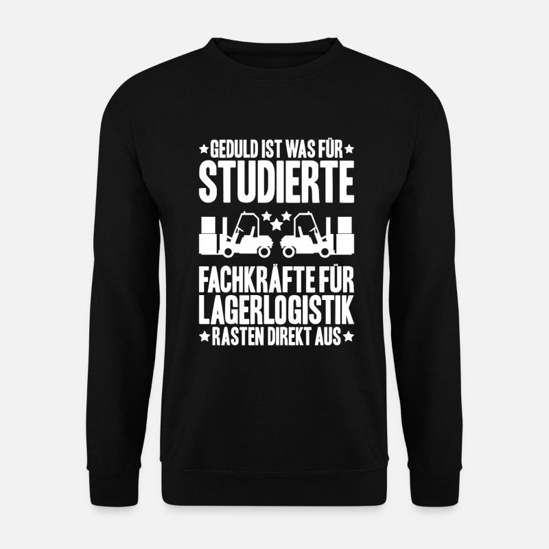 Fachkraft für Lagerlogistik Warehouse Worker Lager - Unisex Pullover - Schwarz