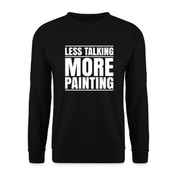 Peintre de véhicules Peintre automobile - Sweat-shirt Unisexe - noir - Devant - Alina (178cm) & Michal (187cm)