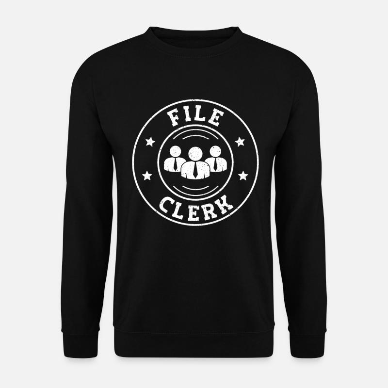 Commis aux dossiers administratifs - Sweat-shirt Unisexe - noir