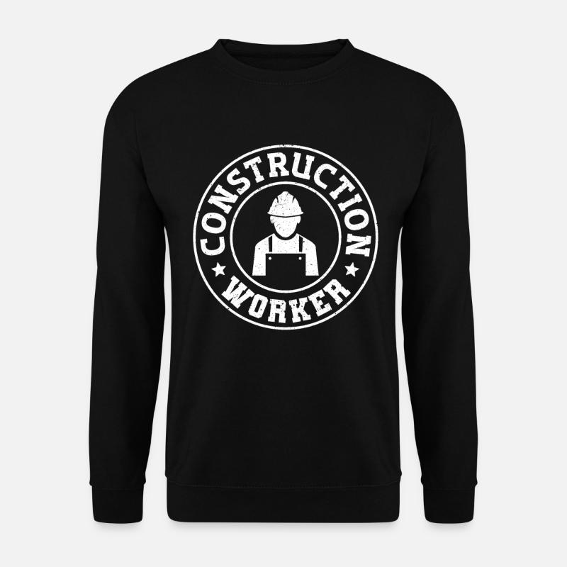 Construction Construction Worker - Unisex Sweatshirt - black